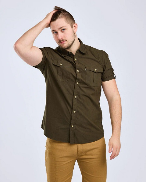 5130-135-01_Pinewood-Safari-Short-Sleeve-Shirt-Mens_Mossgreen_2c10c585-6744-46fb-8c1f-f7fd61bfcf67 Pinewood Safari rövid ujjú ing